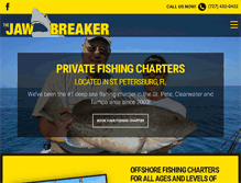 Tablet Screenshot of jawbreakerfishing.com